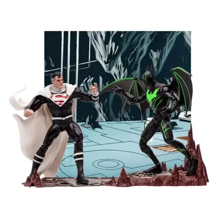 DC Sběratelská akční figurka Balení 2 Batman Beyond Vs Justice Lord Superman 18 cm fotografii produktu