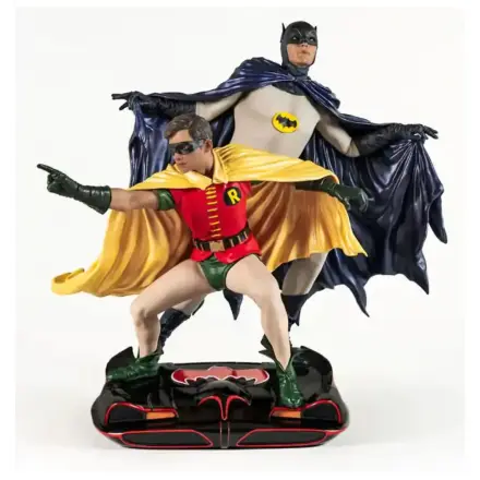 DC Comics PVC Diorama Socha 1/8 Batman & Robin 1966 23 cm fotografii produktu
