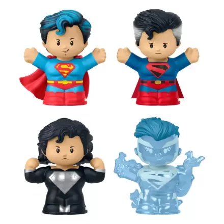 DC Comics Fisher-Price Little People Sběratelské mini figurky sada 4 kusů Superman: Through the Ages 7 cm fotografii produktu