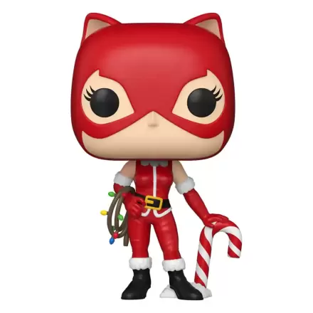DC Comics Funko POP! Heroes vinylová figurka Vánoční '24 - Catwoman 9 cm fotografii produktu