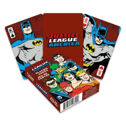 Hrací karty DC Comics Retro Liga spravedlnosti termékfotója