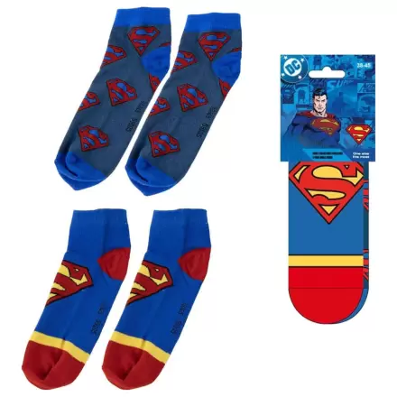 DC Comics kotníkové ponožky 2-balení Superman 38-45 fotografii produktu