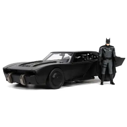 DC Comics The Batman Batmobil kovové auto + figurka Batman sada fotografii produktu