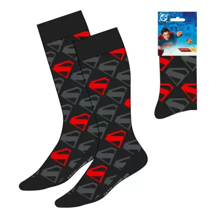 DC Comics Ponožky Superman Logo Black 38-45 fotografii produktu