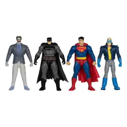 DC Direct Page Punchers Čtyřbalení akčních figurek Batman & Son of Batman & Superman & Joker 7 cm fotografii produktu