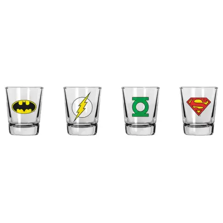 DC Sada panáků - se 4 různými logy Superhrdinů fotografii produktu