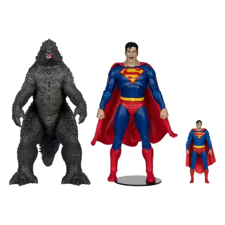DC Justice League Monsterverse DC Multiverse Akční figurky 2-Pack Superman Vs. Godzilla 30 cm fotografii produktu