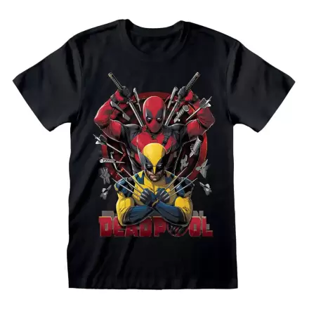 Deadpool T-Shirt Deadpool & Wolverine Weapons - Tričko termékfotója