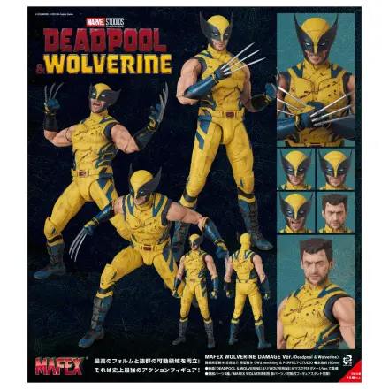 Deadpool & Wolverine Wolverine Damage Ver. MAFEX figurka 16 cm fotografii produktu
