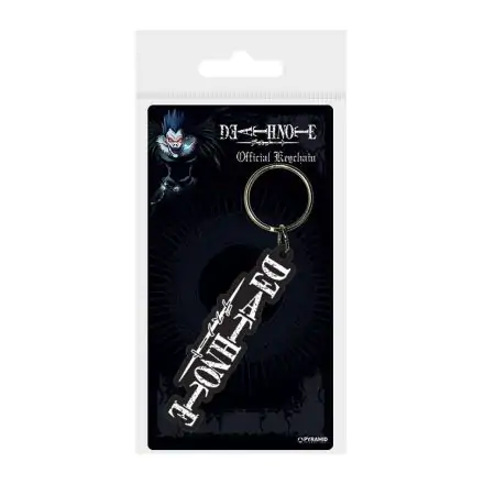 Death Note gumová klíčenka Logo 6 cm fotografii produktu