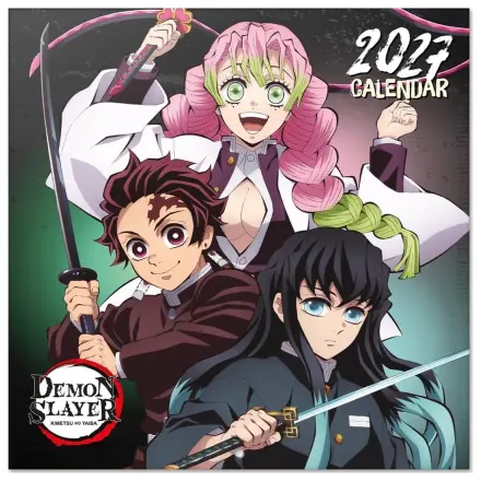 Demon Slayer nástěnný kalendář 2027 30 x 30 cm fotografii produktu