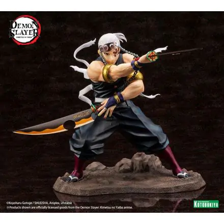 Demon Slayer: Kimetsu no Yaiba ARTFXJ soška 1/8 Tengen Uzui Regular Edition 23 cm termékfotója