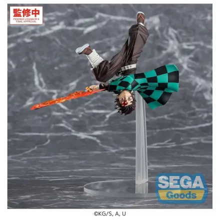 Demon Slayer: Kimetsu no Yaiba Luminasta PVC figurka Tanjiro Kamado Hinokami Kagura Setting Sun Transformation 15 cm fotografii produktu