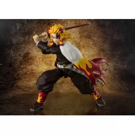 Demon Slayer: Kimetsu no Yaiba S.H.Figuarts akční figurka Kyojuro Rengoku 15 cm termékfotója