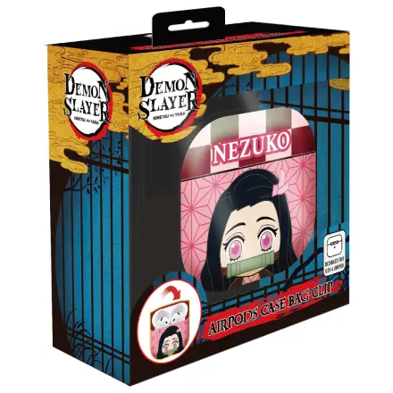 Demon Slayer Nezuko 3D pěnové pouzdro na AirPods s klipem na tašku fotografii produktu