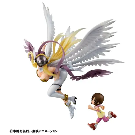 Digimon Adventure Precious G.E.M. Series PVC Socha Angewomon & Hikari Yagami 22 cm fotografii produktu