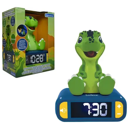 Dinosaurus 3D noční světlo digitální budík fotografii produktu
