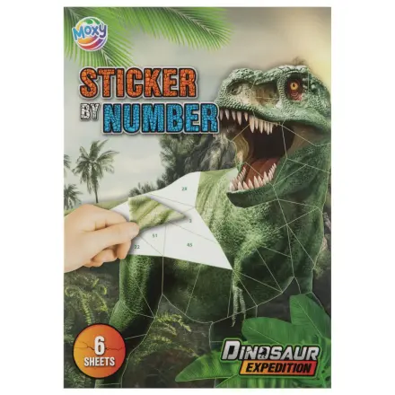 Sada samolepek s puzzle pro dinosauří expedici fotografii produktu
