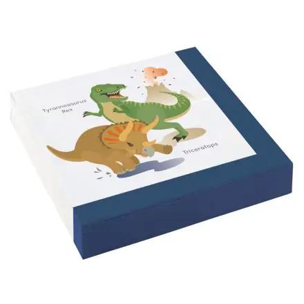 Dinosauří ubrousky 20 kusů 33x33 cm fotografii produktu