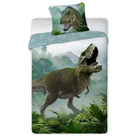 Dinosaur T-Rex Forest povlak na přikrývku fotografii produktu
