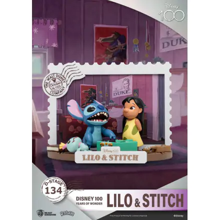 Disney 100 Years of Wonder D-Stage PVC Diorama Lilo & Stitch 10 cm fotografii produktu