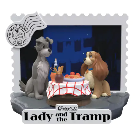 Disney 100th Anniversary D-Stage PVC Diorama Lady And The Tramp 12 cmDisney 100. výročí D-Stage PVC Diorama Lady And The Tramp 12 cm fotografii produktu