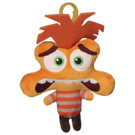 Disney Inside Out Anxiety 3D plyšová figurka s klipem, přívěsek na tašku 13 cm fotografii produktu