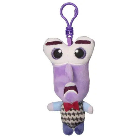 Disney Inside Out Fear 3D plyšová figurka s věšákem, přívěsek na tašku 12 cm fotografii produktu