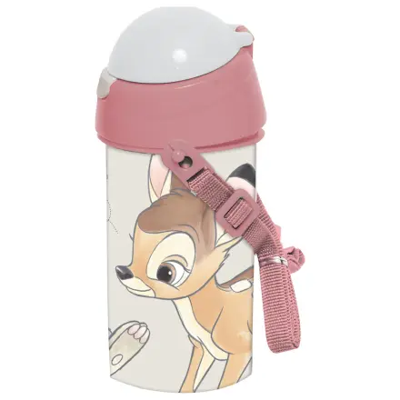 Disney Bambi Roztomilá plastová lahev se brčkem a závěsem 500 ml fotografii produktu