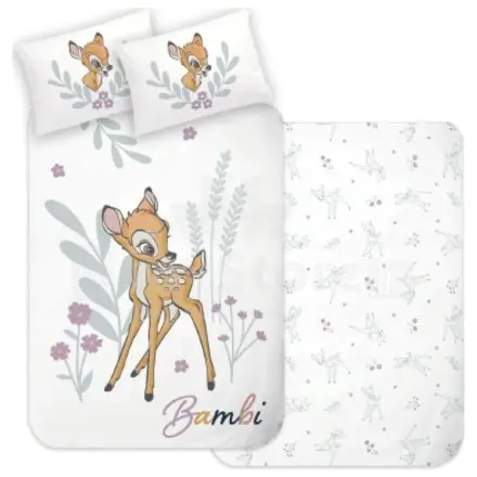 Disney Bambi in Bloom Dětské a předškolní povlečení na peřinu a polštář 100x135 cm, 40x60 cm fotografii produktu