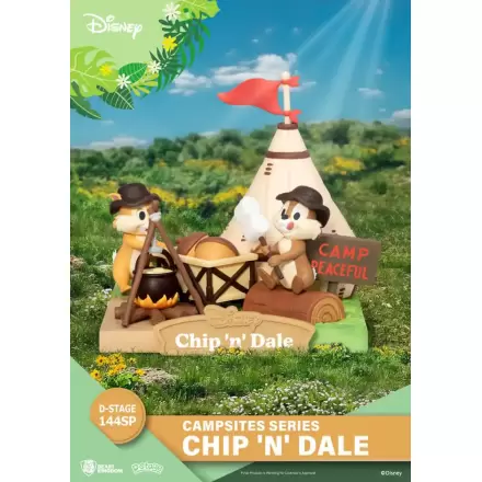 Disney D-Stage Campsite Series PVC Diorama Chip & Dale Special Edition 10 cm Diorama fotografii produktu