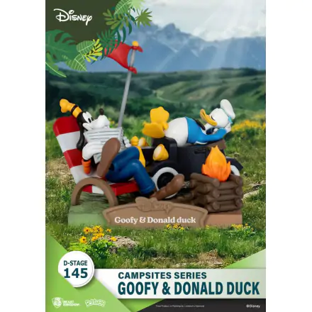 Disney D-Stage Campsite Series PVC Diorama Goofy & Donald Duck 10 cm fotografii produktu