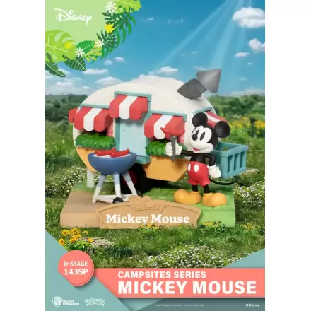 Disney D-Stage Campsite Series PVC Diorama Mickey Mouse Speciální edice 10 cm fotografii produktu