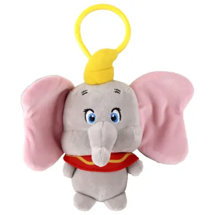 Disney Dumbo šedá 3D plyšová figurka s věšákem, přívěsek na tašku 13 cm fotografii produktu