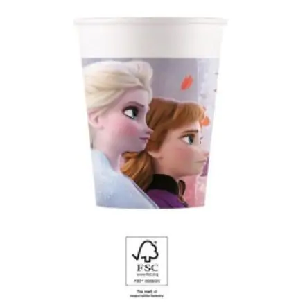 Disney Frozen II, Frozen papírové kelímky 8 kusů 200 ml FSC fotografii produktu