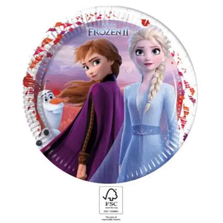 Disney Frozen II papírové talíře 8 ks 23 cm FSC fotografii produktu
