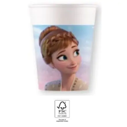 Disney Frozen II Wind Spirit papírové kelímky 8 ks 200 ml FSC fotografii produktu