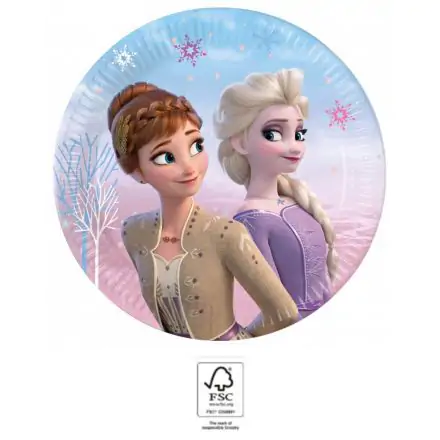 Disney Frozen II Wind Spirit, Disney Frozen II Papírové talíře 8 ks 20 cm FSC fotografii produktu