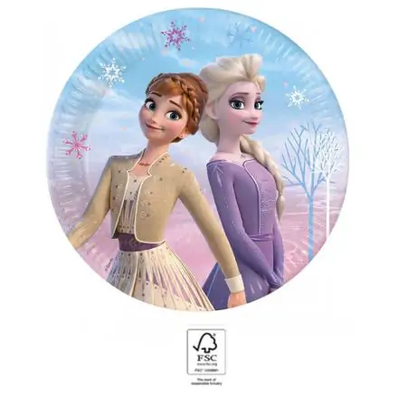 Disney Frozen II Wind Spirit, Disney Frozen II papírové talíře 8 kusů 23 cm FSC fotografii produktu