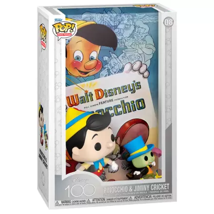 Disney POP! Film Plakát & Figurka Pinocchio 9 cm fotografii produktu