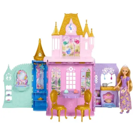 Disney Princess Rapunzel panenka a Close & Carry Castle herní set fotografii produktu
