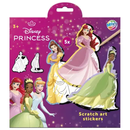 Disney Princess Fairytale stírací art samolepky 5 ks fotografii produktu
