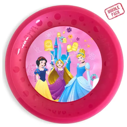 Disney Princess Live Your Story micro premium plastový plochý talíř 4dílná sada 21 cm fotografii produktu