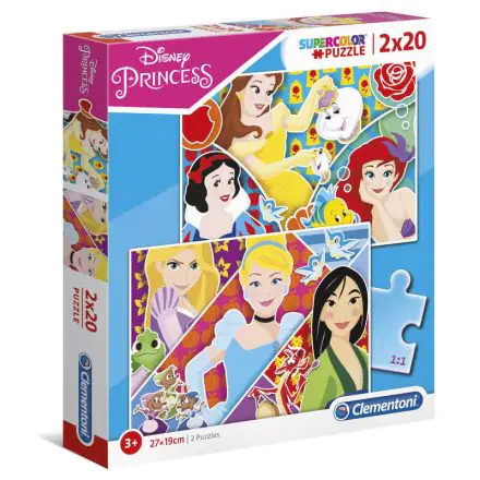 Disney Princess Maxi puzzle 2x20 dílků fotografii produktu