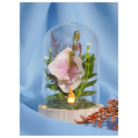 Disney Princess Moana Floral Cloche s neonovým světlem fotografii produktu