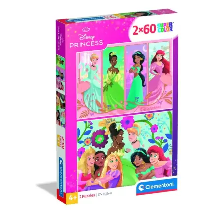 Puzzle Disney Princezny 2x60ks termékfotója