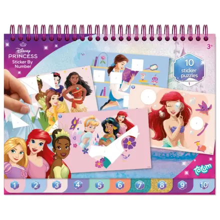 Disney Princess Příběhové puzzle samolepky a omalovánkový set fotografii produktu