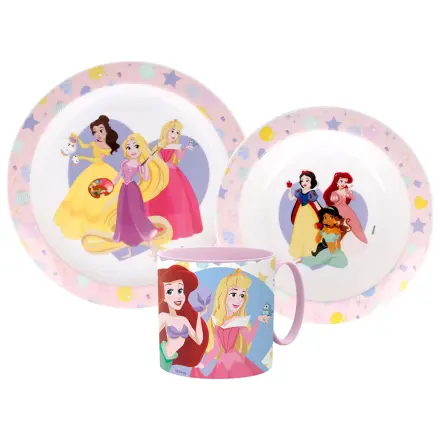 Sada nádobí Disney Princess True Dinnerware, mikro plastová sada s hrnkem fotografii produktu
