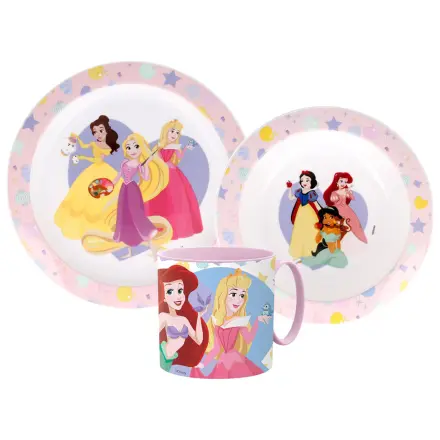 Disney Princess True jídelní set, mikro plastový set s hrnkem 265 ml fotografii produktu