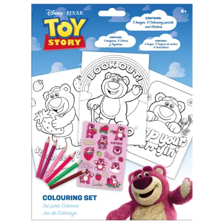 Disney Toy Story Lotso Strawberry omalovánková sada s nálepkami fotografii produktu